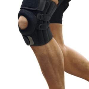 Rodillera Premium Abierta con Estabilizador de Rótula y Doble Soporte Lateral Flexible