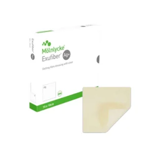 Exufiber Ag+ Apósito Antimicrobiano de Fibras Gelificantes